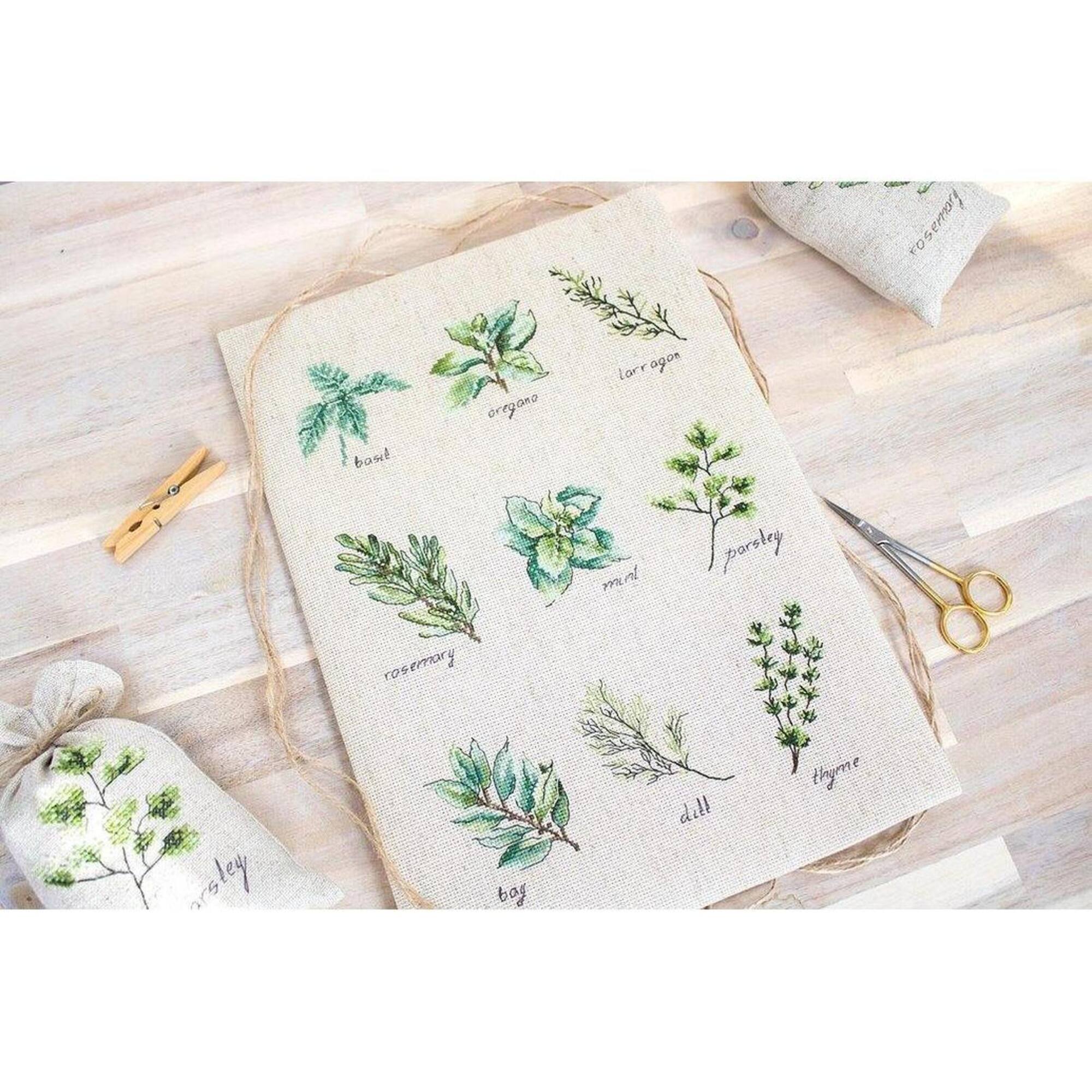 Luca-s Spices And Herbs Counted Cross Stitch Kit